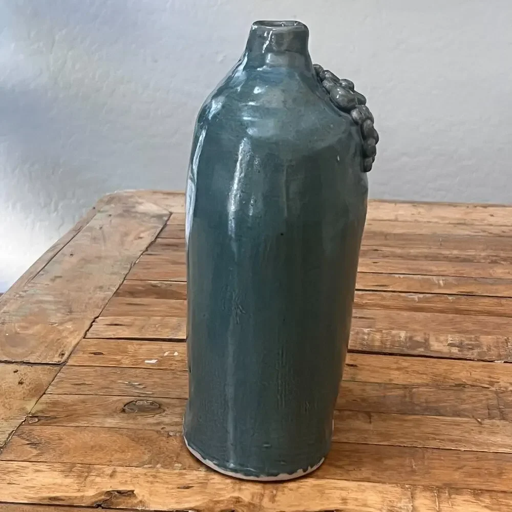 Studio Art Pottery Ceramic Vase 10.5